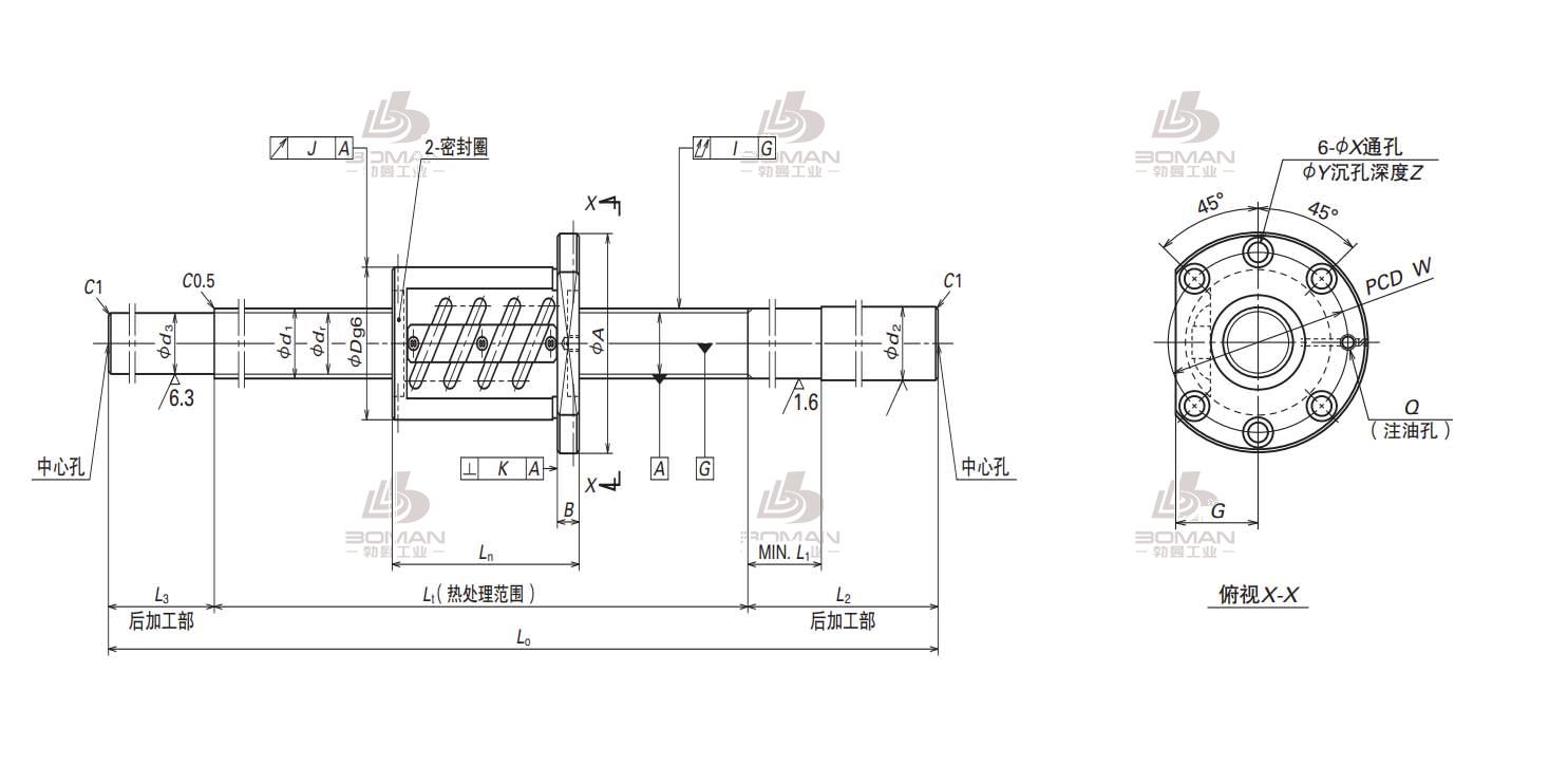 W4018SS-1Z-C5Z8-NSK FS滚珠丝杠