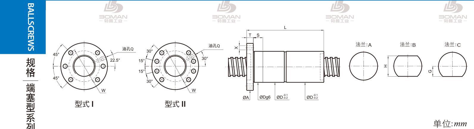 PMI FDDC8025 pmi滚珠丝杆型号