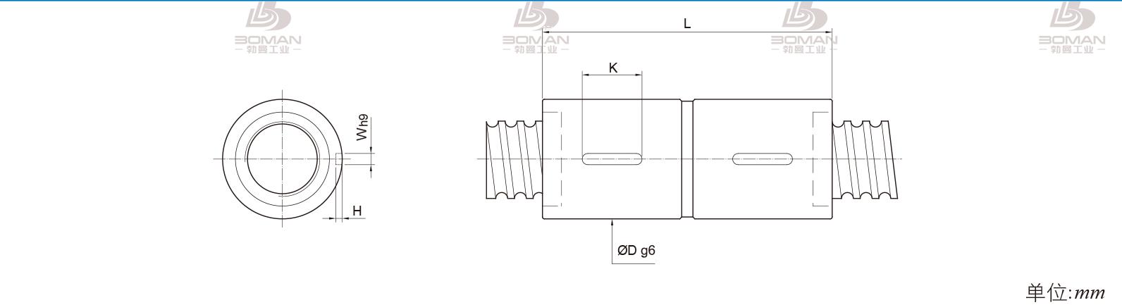 PMI RDIC10020-4 pmi丝杆生产工艺