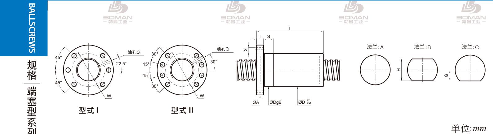 PMI FSDC2812-5 pmi丝杆螺距