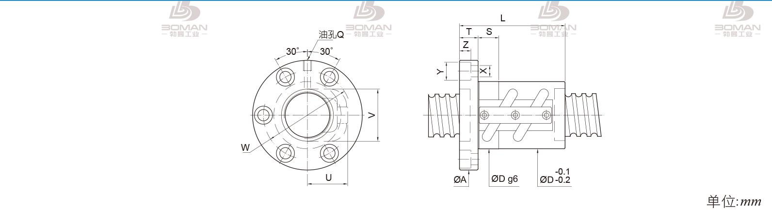 PMI FSVC5005-3 pmi丝杆最高转速