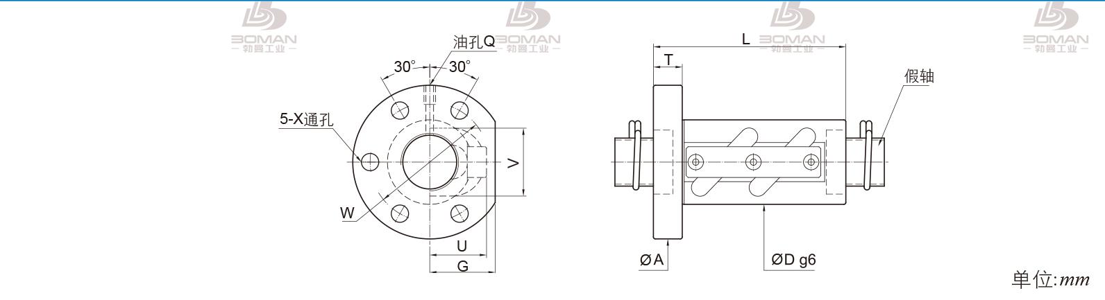 PMI FSVW2510D-3.5P pmi丝杆产地