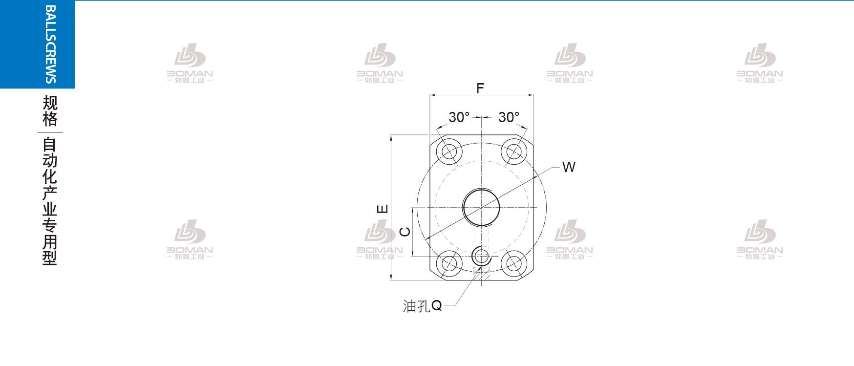 PMI PTR1505T3C5T-0300 PMI盈泰双螺母滚珠丝杠