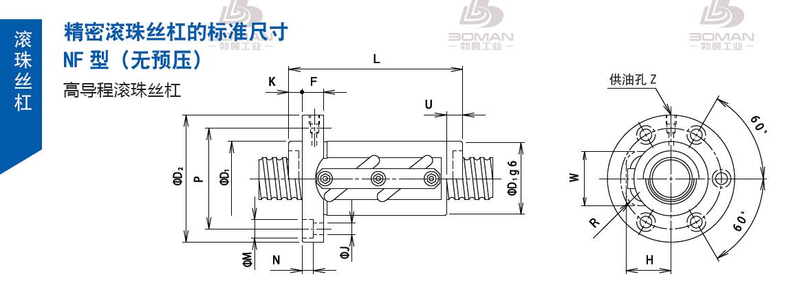 TSUBAKI 25NFU25 tsubaki数控滚珠丝杆型号