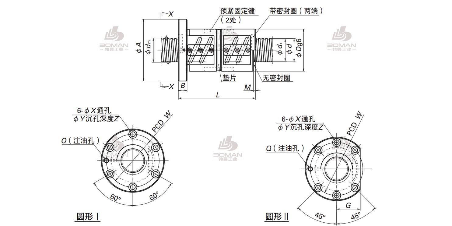 NSK DFT8020-7.5-ZFT滚珠丝杠