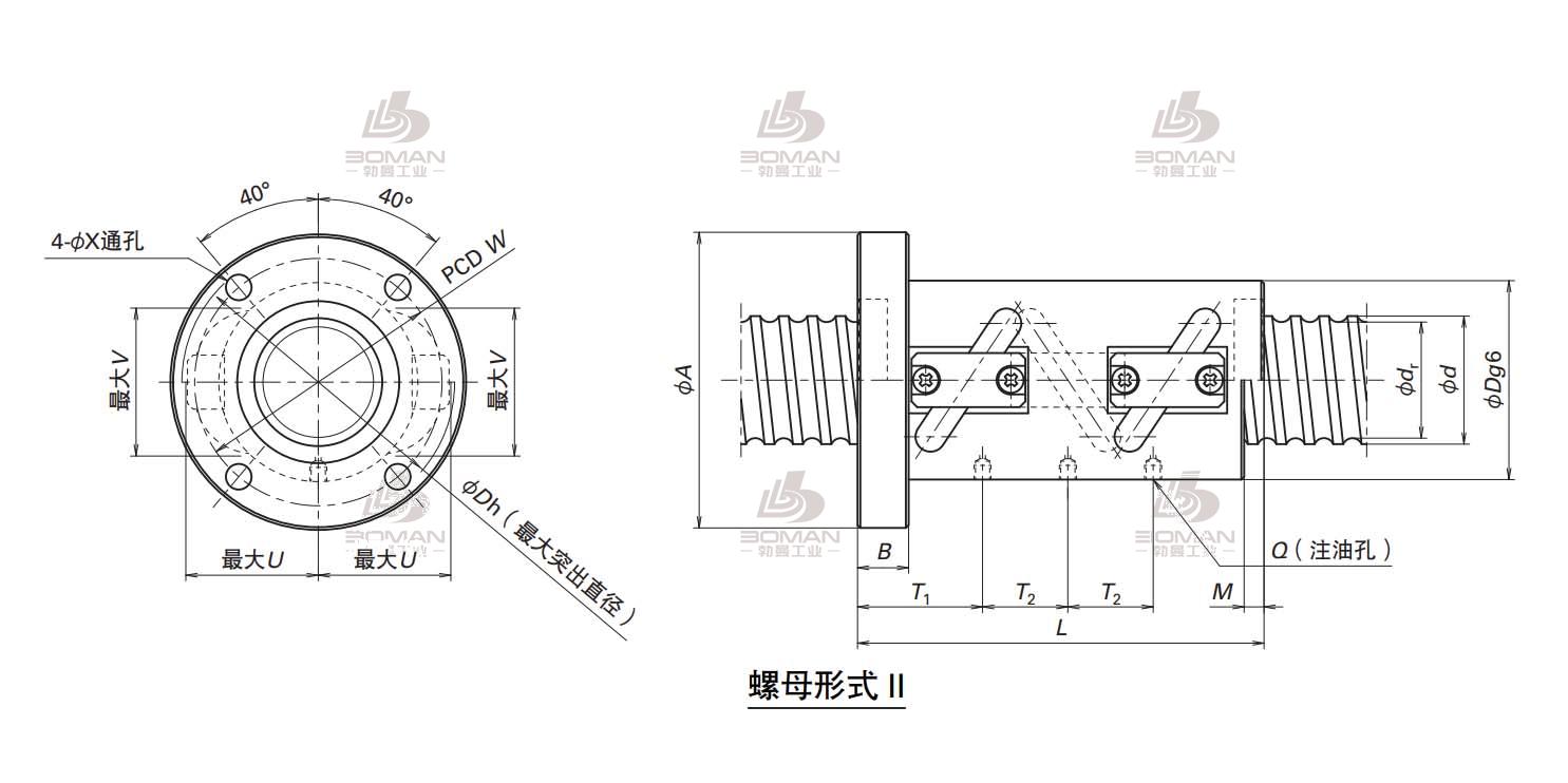 NSK HTF5016-7.5-HTF大载荷滚珠丝杠