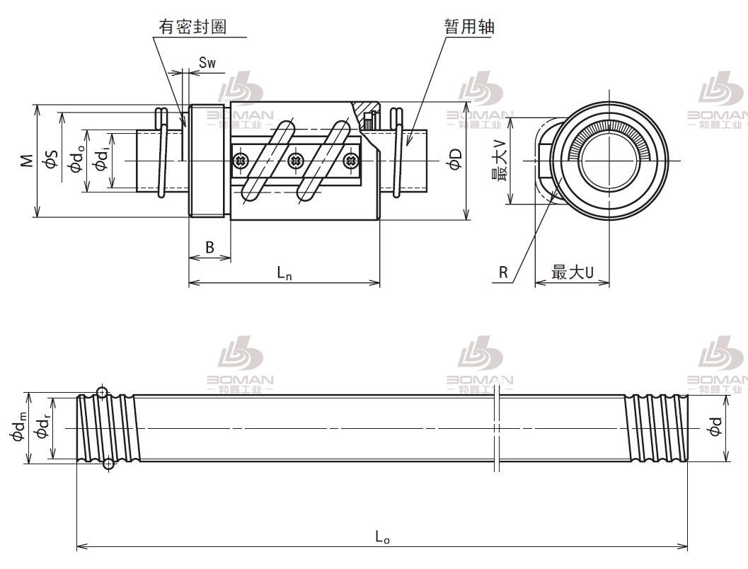 NSK RNCT2505A5-RNCT冷轧滚珠丝杠